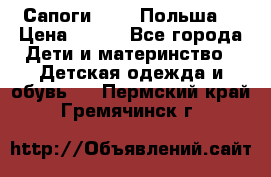 Сапоги Demar Польша  › Цена ­ 550 - Все города Дети и материнство » Детская одежда и обувь   . Пермский край,Гремячинск г.